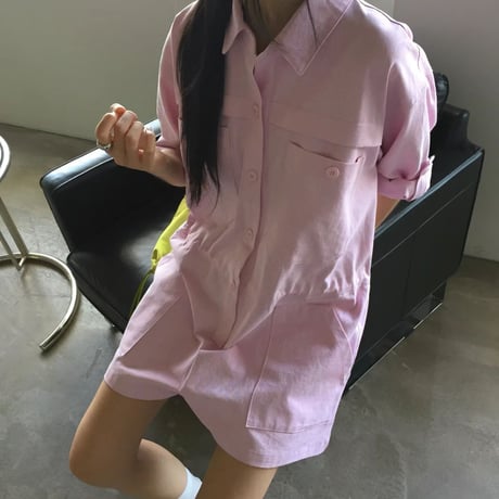 【即納販売】0727 summer jump suit/3カラー