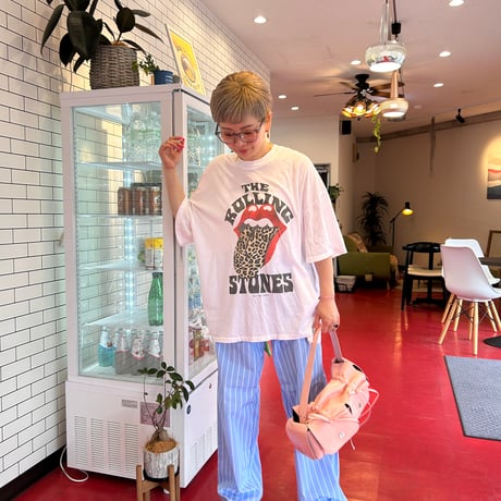 【即納販売】0110 stripe cotton pants/イエローのみ