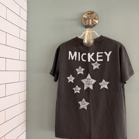 0816 pigment mickey Back star tee/3カラー