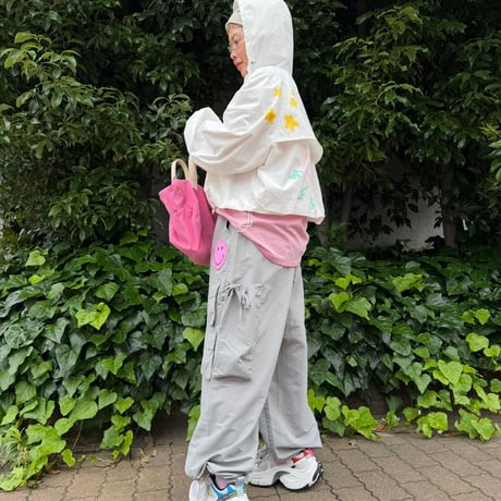 【即納販売】0756 ニコちゃん summer nylon  pants/4カラー