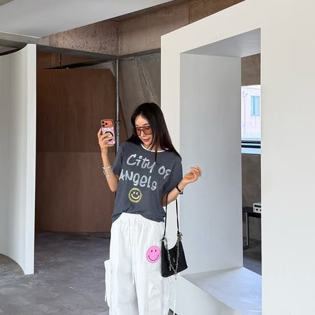 【即納販売】0756 ニコちゃん summer nylon  pants/4カラー
