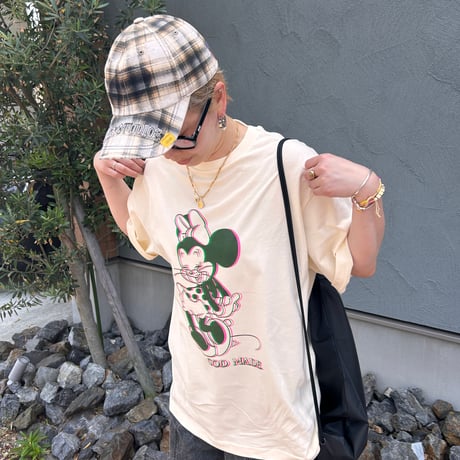 【即納販売】jimmys &riruコラボ minnieJerry t shirt/ベージュのみ
