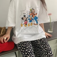 0748 NEW mickey friends tee/2カラー