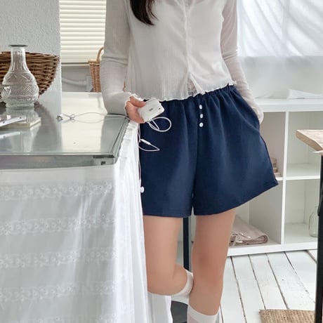 【即納販売】0754 sweat short pants/3カラー
