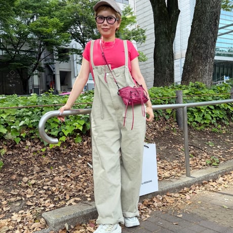 0805 cotton soft denim salopette/3カラーまいさん⭐︎あやさん着用⭐︎