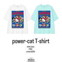 【数量限定】NEW FW Power-cat tshirt/2カラー