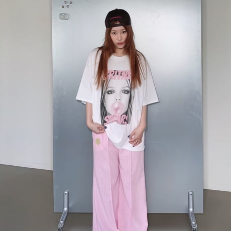 Bubble Girl Photo over tee shirt/2カラー