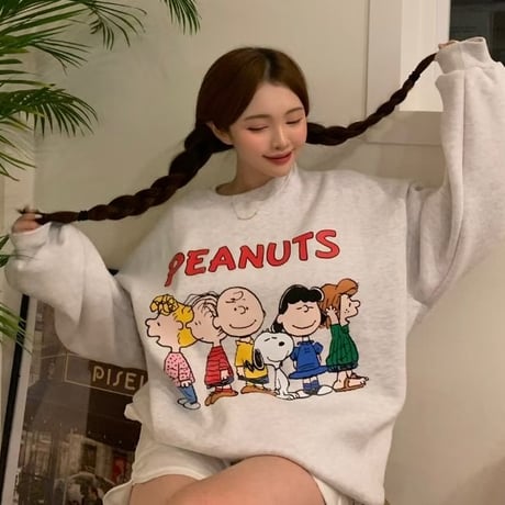 0489 New PEANUTS SNOOPY sweat/2カラー❤︎あやちゃん着用❤︎
