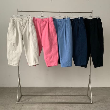【即納販売】pigmentカーブcolor pants/4カラー
