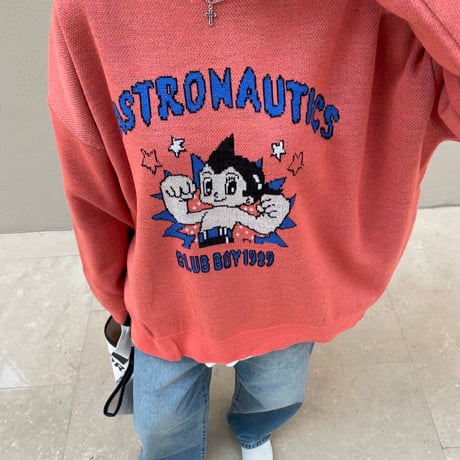 0384 atom color over knit/2カラー