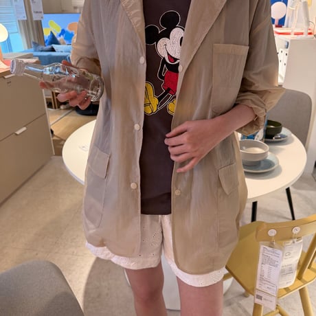 0840 see-through jacket/3カラー