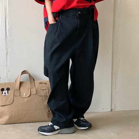 【即納販売】pigmentカーブcolor pants/4カラー