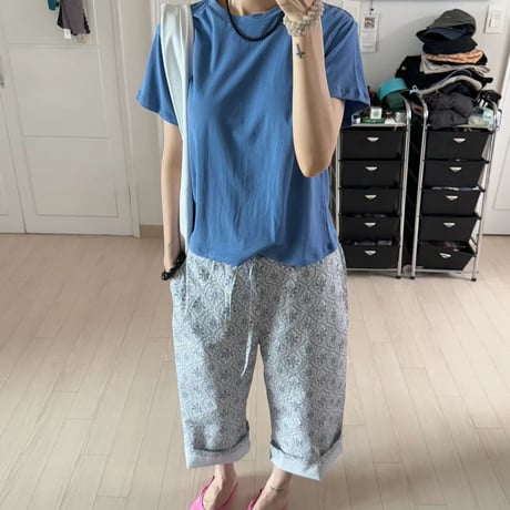 eee rosę ペイズリーwide pants2カラー