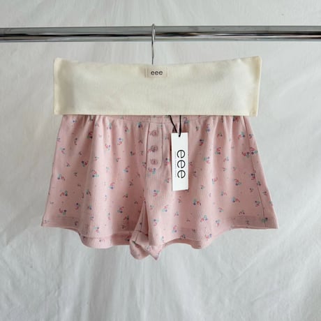 0867 NEW eee 小花柄 short pants/2カラー