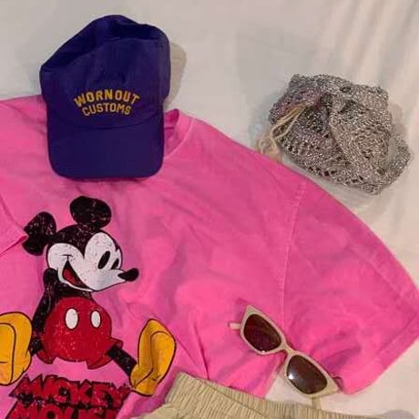 0874 neon mickey tee/3カラー