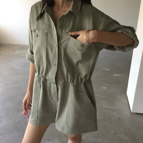 【即納販売】0727 summer jump suit/3カラー