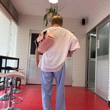 【即納販売】0110 stripe cotton pants/イエローのみ