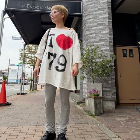 0682 LOVE❤️79 BIG tee shirt/ 2カラー