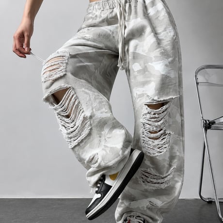 0845 camouflage clash  pants/2カラー