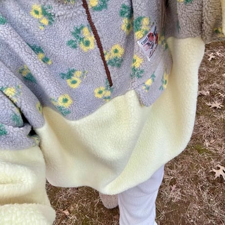0375 🉐Flower boa pullover setup🉐/2カラー
