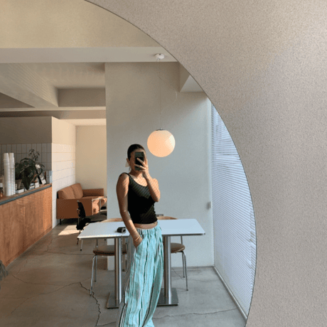 【即納販売】0168 stripe straight pants/3カラー