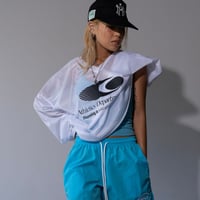 0814 Vネック mesh long sleeve/3カラー