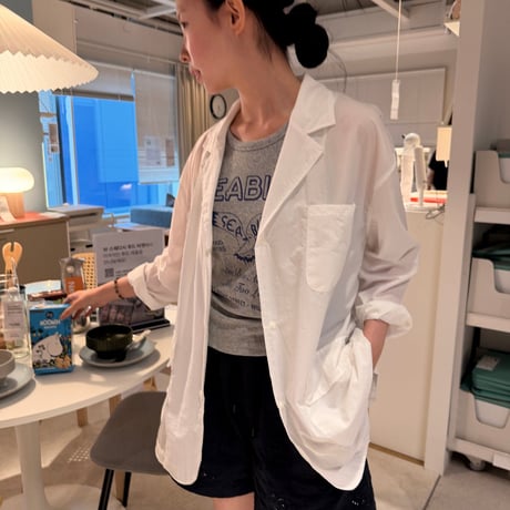 0840 see-through jacket/3カラー