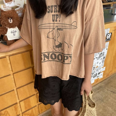 0818 SNOOPY surfing tee/4カラー