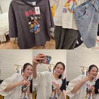 0789 mickey＆goofy sportyGoal tee/3カラー