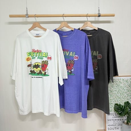 0711 festival pigment tee/3カラー