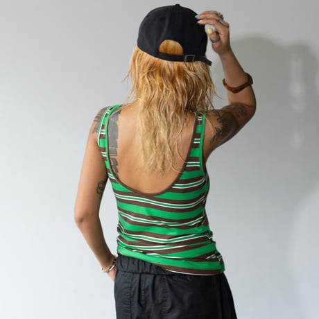 0831 border tank top/3カラー