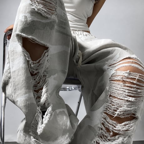 0845 camouflage clash  pants/2カラー