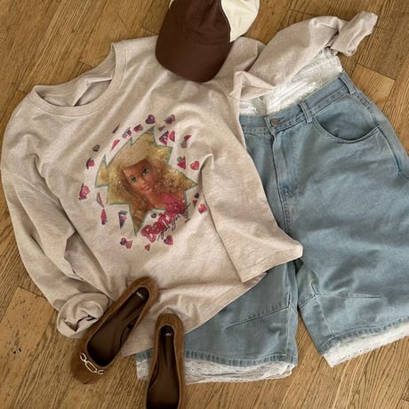 Fw/* Pink Crush Barbie BIG ロンTEE/3カラー