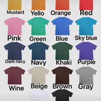 0774 NEW pigment tee/18カラー