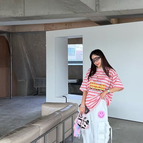 【即納販売】0756 ニコちゃん summer nylon  pants/4カラー