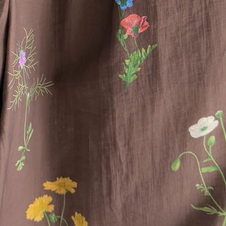 Flower half pants/2カラー
