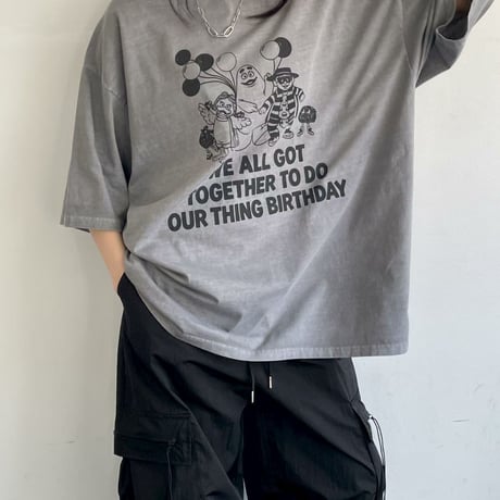 0705 NEWマクドナルドfriends  pigment TEE/3カラー