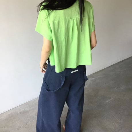 即納　0804 colorfu pigment フレアtee/ピンク