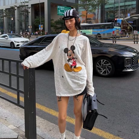 0870 Mickey Splatter Tee/4カラー