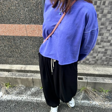 【即納販売】 pigment crop longsleeve/6カラー