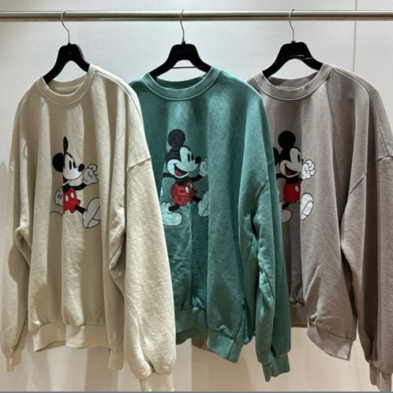 トップス riruselect pigment over sweat トップス riruselect pigment over sweat Vintage French Terry