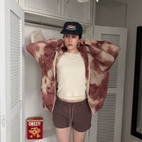 ♦️即納♦️0691 tie-dye zip foodie/4カラー