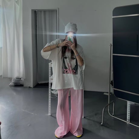 0952 【即納2☆数量限定】Bubble Girl Photo over tee shirt/2カラー　カナさんなおみさん着用🩷