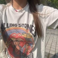 【即納販売】rolling stone Big tee/ホワイトのみ
