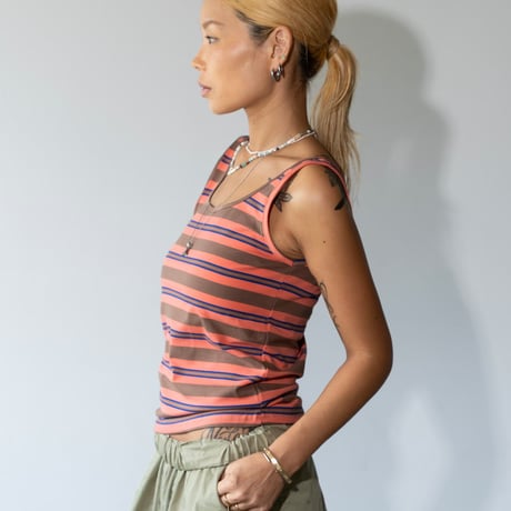0831 border tank top/3カラー