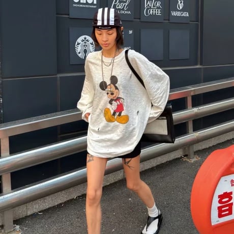 0870 Mickey Splatter Tee/4カラー