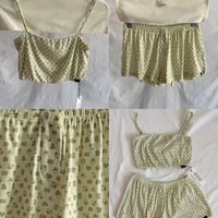 Mini Flower bra let＆short pants セットアップ/3カラー