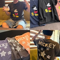 0816 pigment mickey star ビンテージtee/3カラー⭐︎まいさんオレンジ着用