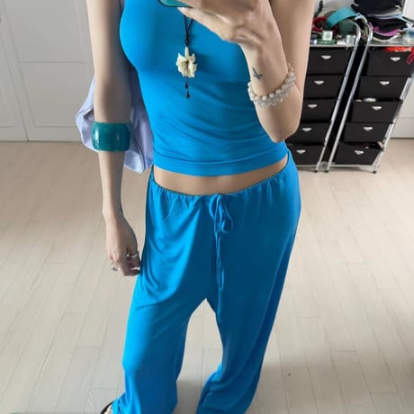 0866 eee color toromi pants/3カラー