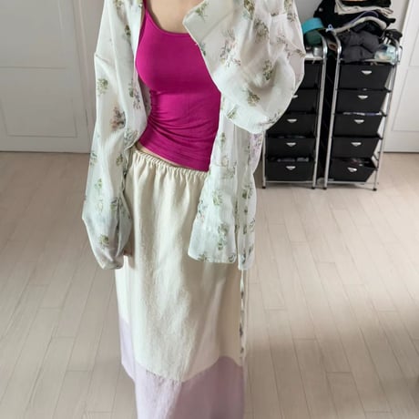 eee Bloom Sheer Cardigan/2カラー